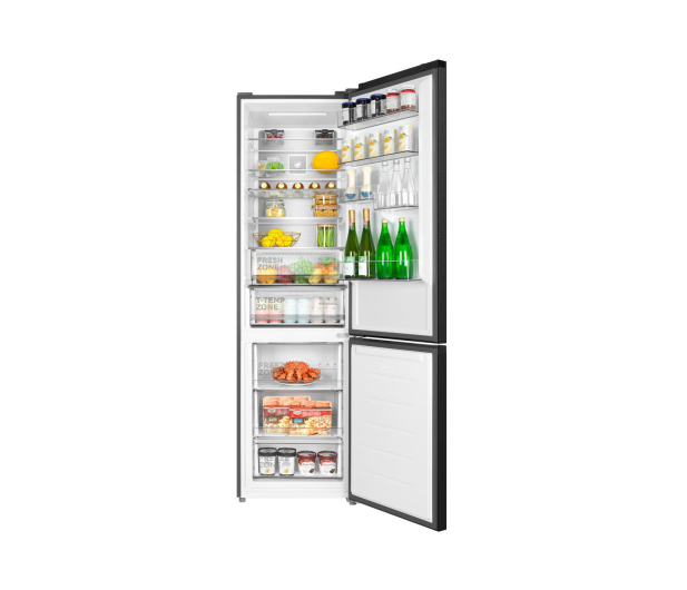 Lodówka TCL RP382BBD0EU No Frost 203cm Ciemny Inox Komora Zero Metal Cool Składana Półka 382L - 1349897 - zdjęcie 4